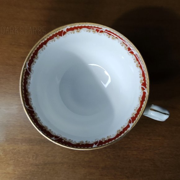 Vintage Floral Footed Demitasse Teacup Unknown Maker - Picture 3 of 6